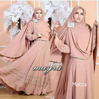 Gamis / Baju / Pakaian Wanita Muslim Ayana Syari Mocca  