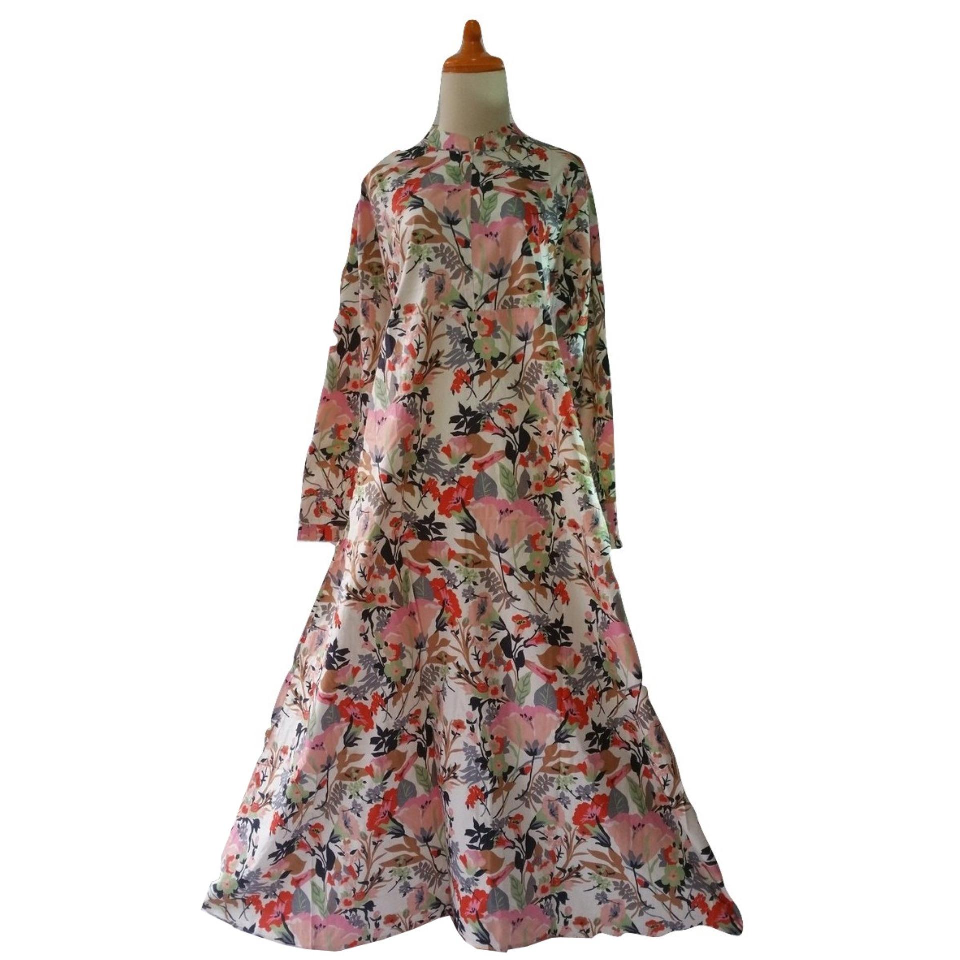 Gamis Katun Jepang Syari Nayala Putih Lazada Indonesia Gamis Katun Jepang Syari Nayala Putih Lazada Indonesia