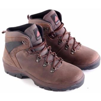 Garsel Sepatu Boot Adventure Safety Shoes Pria Bahan Kulit Buck Synth Sol Karet - L 157  
