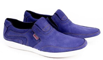 Garucci GCN 1149 Sepatu Sneaker Pria - Suede - Keren Dan Stylish (Biru)  