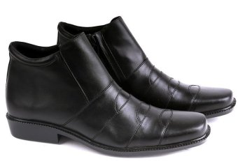 Garucci GHD 0375 Sepatu Formal/Pantofel Pria - Leather - Elegan (Hitam)  