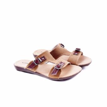 Garucci sandal Flip Flop Wanita 271 - cream combi  