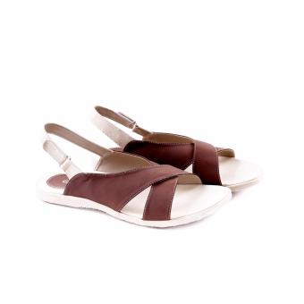 Garucci sandal Flip Flop Wanita 276 - brown  