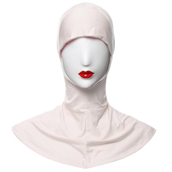 GETEK Islamic Muslim Full Cover Inner Hijab Caps Split Long Underscarf Hats (Beige) - intl  