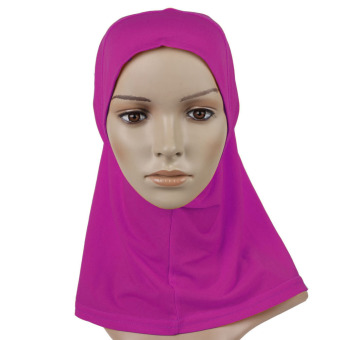 GETEK Islamic Muslim Full Cover Inner Underscarf Hijab Cap Hat (Rose Red)  