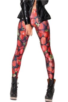 Ghope Pants Leggings with Strawberry (Red)  