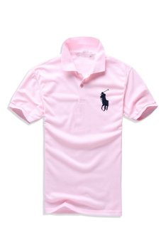 Ghope Short Sleeve Polo Shirt (Pink)  