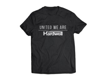 Gildan Hardwell "United We Are Hardwell" Men Black T Shirt  