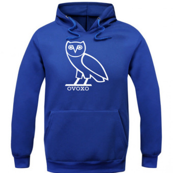 Girlhood Men's leisure owl Hoodie Blue - intl  