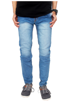 Gudang Fashion - Celana Jeans Panjang - Biru Muda  