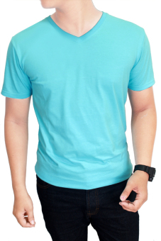 Gudang Fashion - Kaos Polos Pendek Pria V-Neck - Turkish Muda  