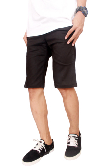 Gudang Fashion - Men'S Casual Chino Pants - Hitam  