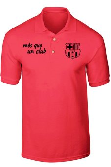 Gudangclothing Polo Shirt Barcelona 01 - Merah  