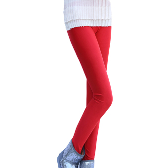 HAOFEI Red Tights Leggings - Intl  