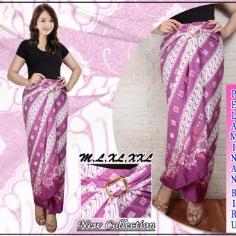 Hasanah Rok Lilit Batik - Ungu- Rok Lilit  