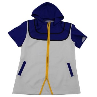 Hequ Fashion Pokemon Pocket Monsters 2 Ash Ketchum Sport Clothing Cosplay Uniform COS Costume Blue - intl  