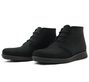 HERBERT & BROTHERS Sepatu Chukka Boots Nomen Black  