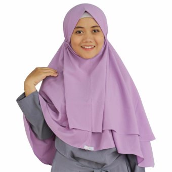 Hijab Maula Instan Rose - Dusty Purple  