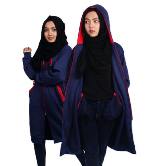 Hijacket Jaket Hijab HJ-3 "Navy-Red"  