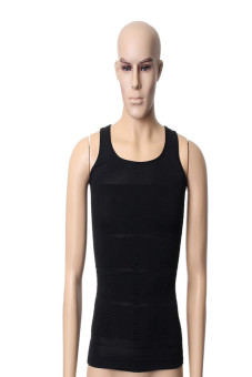 HKS Mens Slimming Vests Body Shaper Tank Belly Buster Underwear Vest Compression Gym XXL - intl  