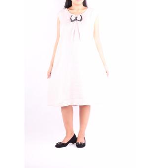 HMILL Baju Hamil Dress Hamil 1208 - Cream  