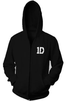 IndoClothing Zipper Hoodie One Direction - Z01 - Hitam  