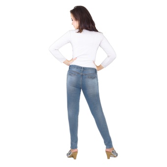 Inficlo Celana Jeans Wanita Freida SPN 675 - Biru  