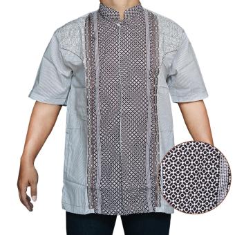 Isbath Baju Koko Lengan Pendek KDKP 160523A - Coklat