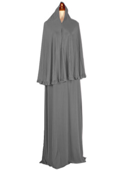 Iyesh HEIN3908 - 023908 Maxi Jamillah Bergo - Abu  