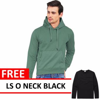 Jacket Oblong Pullover Hoodie Tosca Free LS O Neck Black  