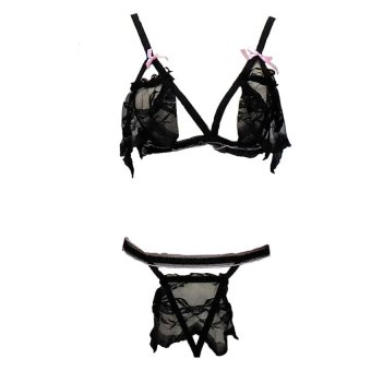 Jakarta Lingerie Shop JLE027 Braset Black Sexy  