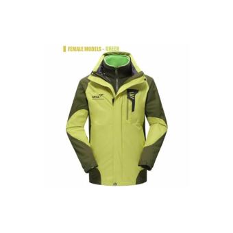 Jaket Gunung/Hiking SNTA 6602 Green Waterproof  