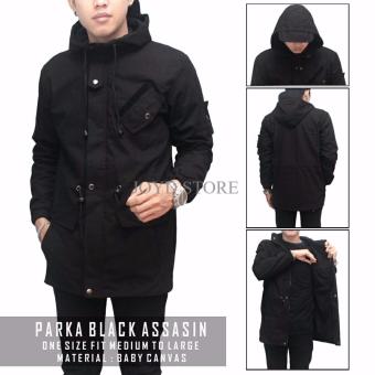 Jaket Parka Premium (Assasin Hitam)  