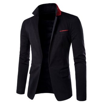 Jas Pria - Blazer Pria Clothing Men Casual Style - Hitam  