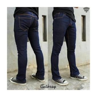 Jeans denim cutbray streecth -navyblue  