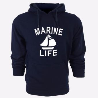 JersiClothing Hoodie Marine Life - Navy Blue  
