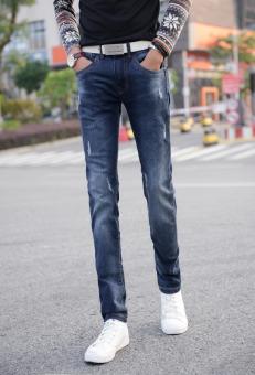 JIEYUHAN Men's Skinny Fit Slim Jeans - intl  