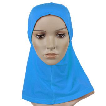 JinGle Islamic Muslim Full Cover Inner Underscarf Hijab Cap Hat (Lake Blue)  