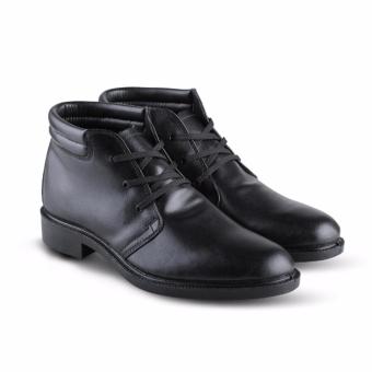 JK collection Sepatu kulit pria formal PDH 0402 – Hitam  