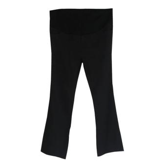JNTworld Maternity Pants Pregnant Women Abdominal Belly Trousers Loose Pants(Black) - intl  