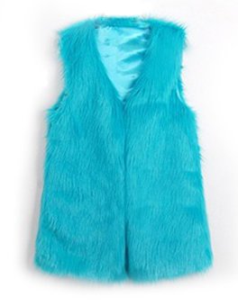 Jo.In New Chic Lady Faux Fur Vest Winter Warm Coat Outwear Long Hair Jacket Waistcoat - intl  