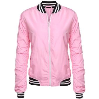 Jo.In New Fashion Women Casual Sport Baseball Jacket Coat Outwear - intl  