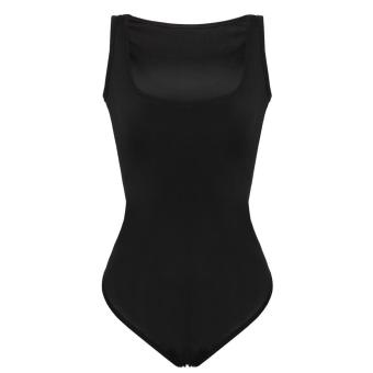 Jo.In New Women Sexy Sleeveless Solid Bodysuit Stretch Leotard Tops - intl  