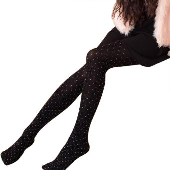 Jo.In Women's Girl Spring and Autumn Skinny Polka Dots Leggings Stretch Pants Tights - intl  