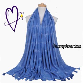 Kanaya Shop Fashion Lady Tassel Pashmina (Blue)  