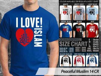 Kaos Peaceful Muslim 14 Islam  