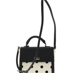 Kate Spade Elsie Street Fabric Meriwether Black Natural dot