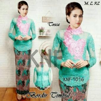 Kebaya Pagarayu Bordir Timbul - Tosca  