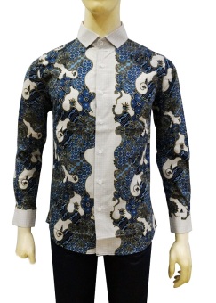 Kemeja Batik Slimfit Pria Sga1077 Red Kombinasi Muslim Koko Jeans Source · Kemeja Batik Slimfit Pria