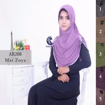 Kerudung Hijab Jilbab Instan Mat Zoya Syari AR208  